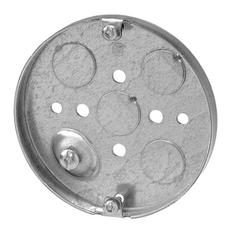 exteriorpancake junction box cover|circular pancake box.